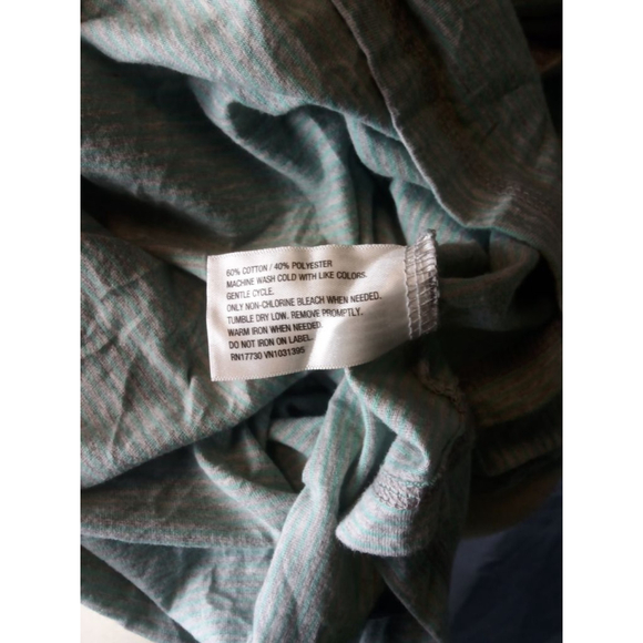 Women's Mossimo Supply Co. Light Gray and Green Long Sleeve Tee XXL - Picture 6 of 6